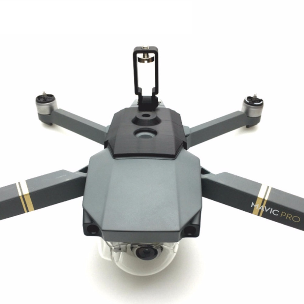 Für DJI Mavic Profi Gopro 360 Grad Panorama Sport Kamera oben Niedrigen Halterung Hängen Halterung Schützen Feste Klemme Adapter Drohne