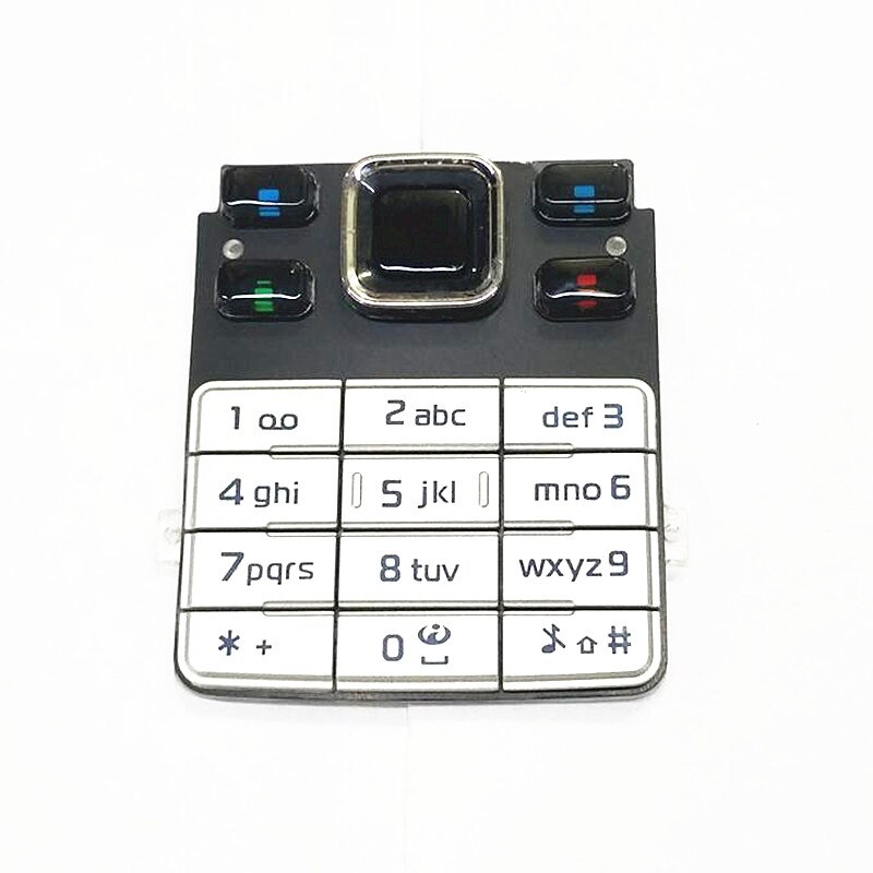 1 STKS Engels Toetsenbord Knoppen Voor Nokia 6300 Telefoon Vervangende Onderdelen