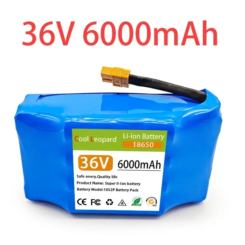 De 36v 10 s 2p 4400 mah-batterij is de lithium-ionbatterij van de zelfbalancerende eenwieler met vering.: Default Title