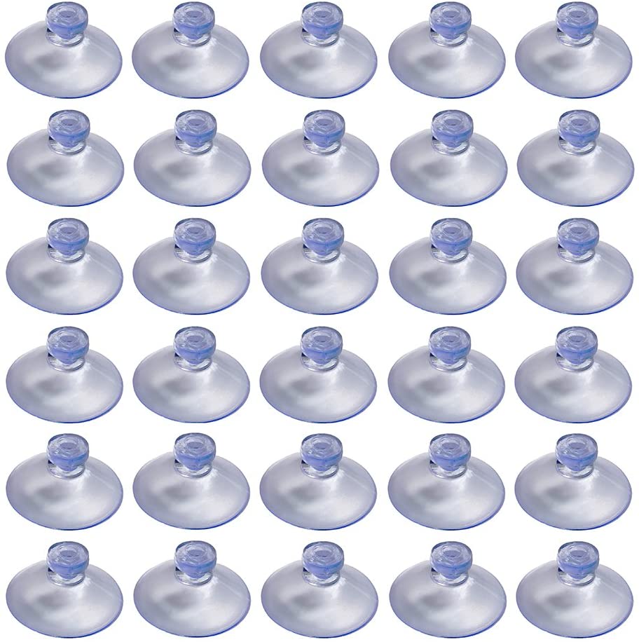 10pcs/50pcs Clear 20/24/30/35/40/45/50/55mm Sucker Suction Cups Transparent plasitc Mushroom Head Suckers Cup