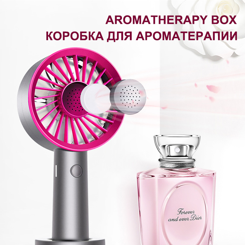 USB Cooling Portable Mini Fan Portable Rechargeable Super Mute Handheld Electric Table Air Cooler Stand Fan Ventilador