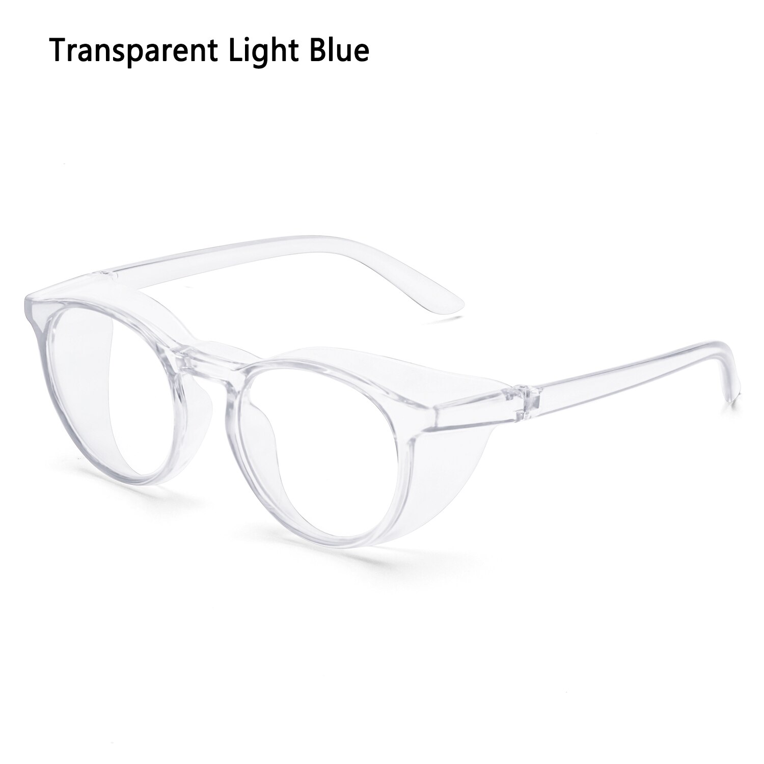 Blue Light Blocking Glasses Safety Glasses Anti fog Pollen Saliva Goggles UV400 Protection Dust-proof Glasses for Men and Women: Light Blue1