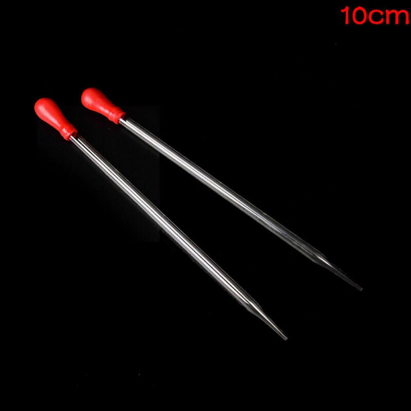 1Pcs Glass Dropper Medicine Pipette Durable Silicone Head Liquid Dropper Burette Transfer Pipette Lab Supplies 9/10/12/15/17/18: 10cm