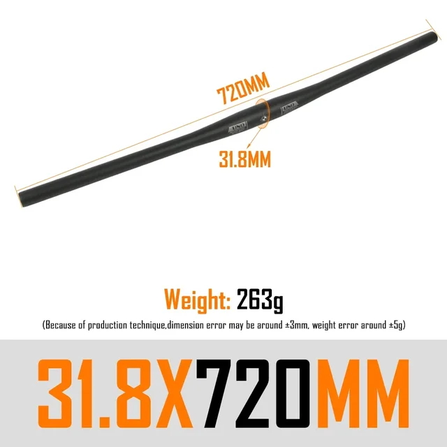 UNO-Manillar de bicicleta recto/ribalón, mango plano de aleación de aluminio para bicicleta de montaña, 640, 680, 720, 740, 760, 780, 800mm, piezas de bicicleta: Borgoña