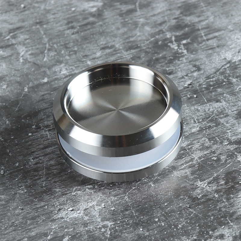 Manija de puerta de vidrio de acero inoxidable, tirador doble interior y exterior de 68mm, perilla oculta, herrajes para muebles de armario de ducha de baño