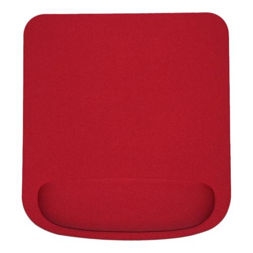 Antislip zachte sponsmat gaming muismat kussen met polssteun pc accessoire: Rood