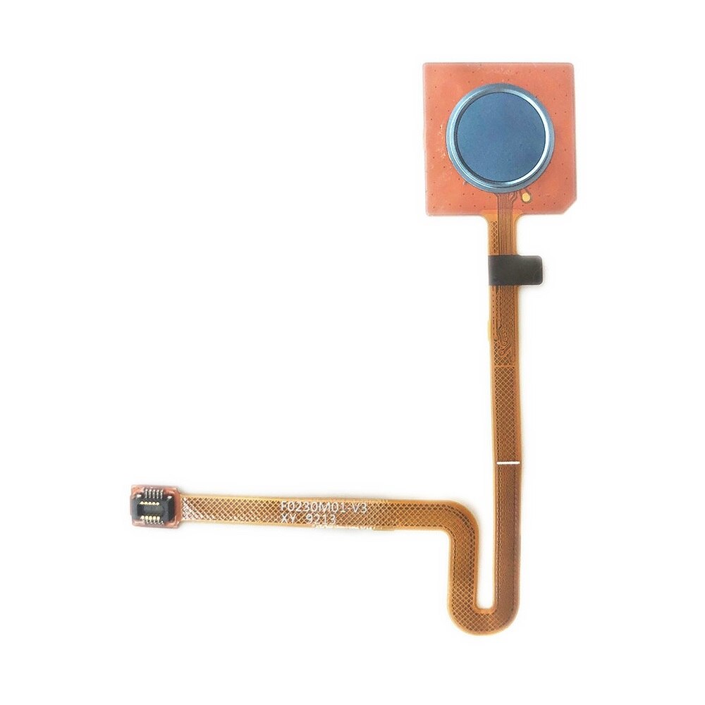 Para LG K50 LM-X520/Q60 LM-X525 negro/azul/gris Color tecla de inicio huellas botón Flex Cable