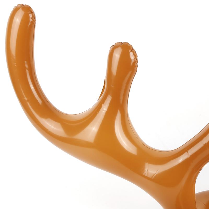 Opblaasbare Kerstman Grappig Rendier Antler Herten Hoofd Hoed Ring Toss Kerstvakantie Party Game Speelgoed Voor Kind speelgoed