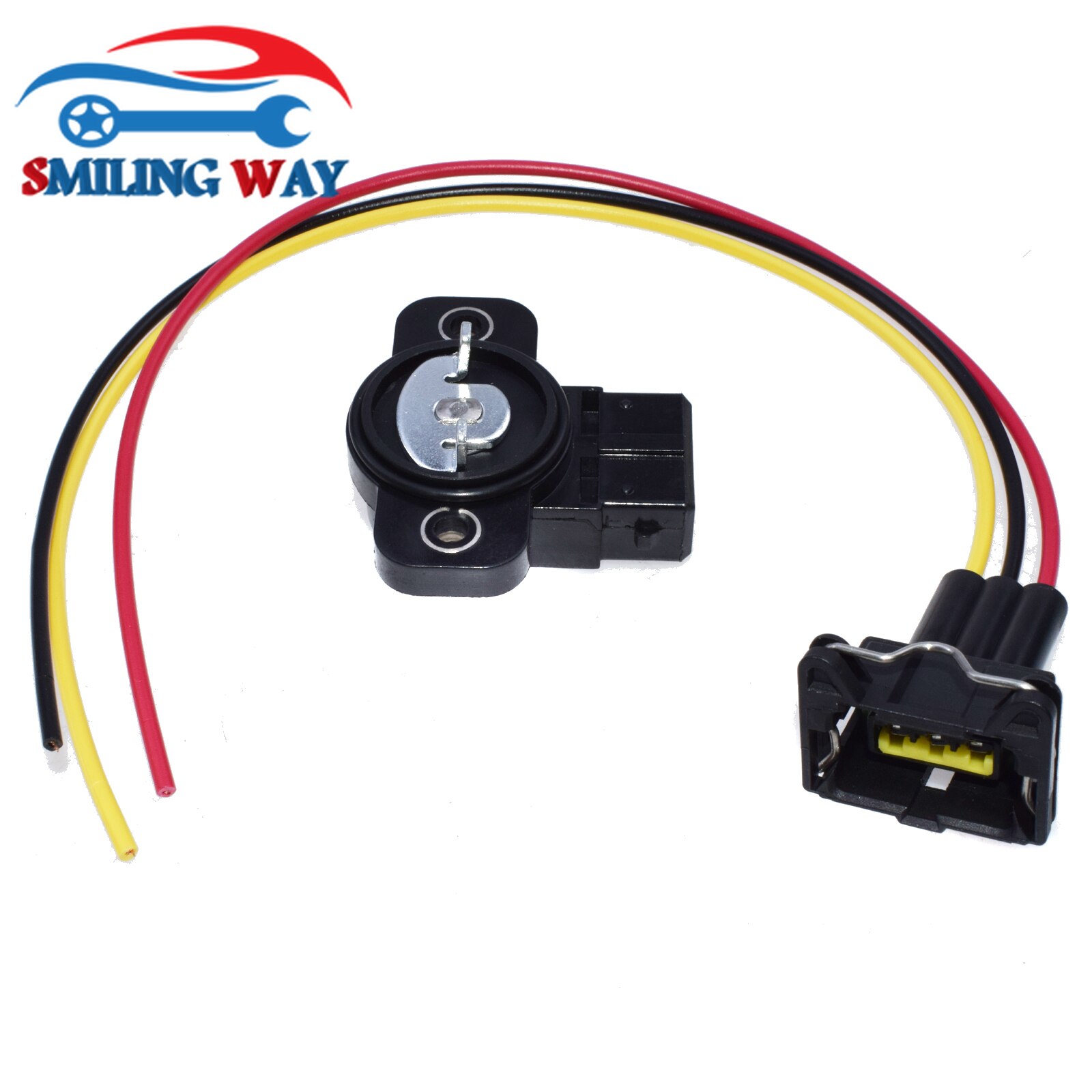 Sensor de posición del acelerador TPS + conector arnés de coleta para Hyundai Kia Optima Sonata Santa Fe Trajet 2.4L 35102-38610