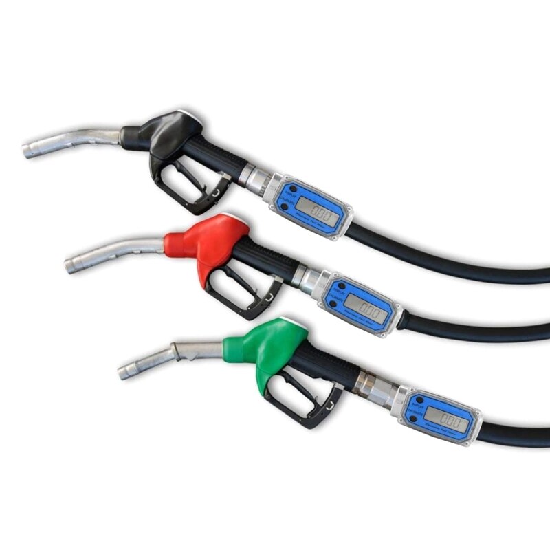 1″ Digital Turbine Flow Meter Gas Oil Fuel Flowmeter Pump Flow Meter Die sel Fuel Die sel Kerosene Line Pipe Counter