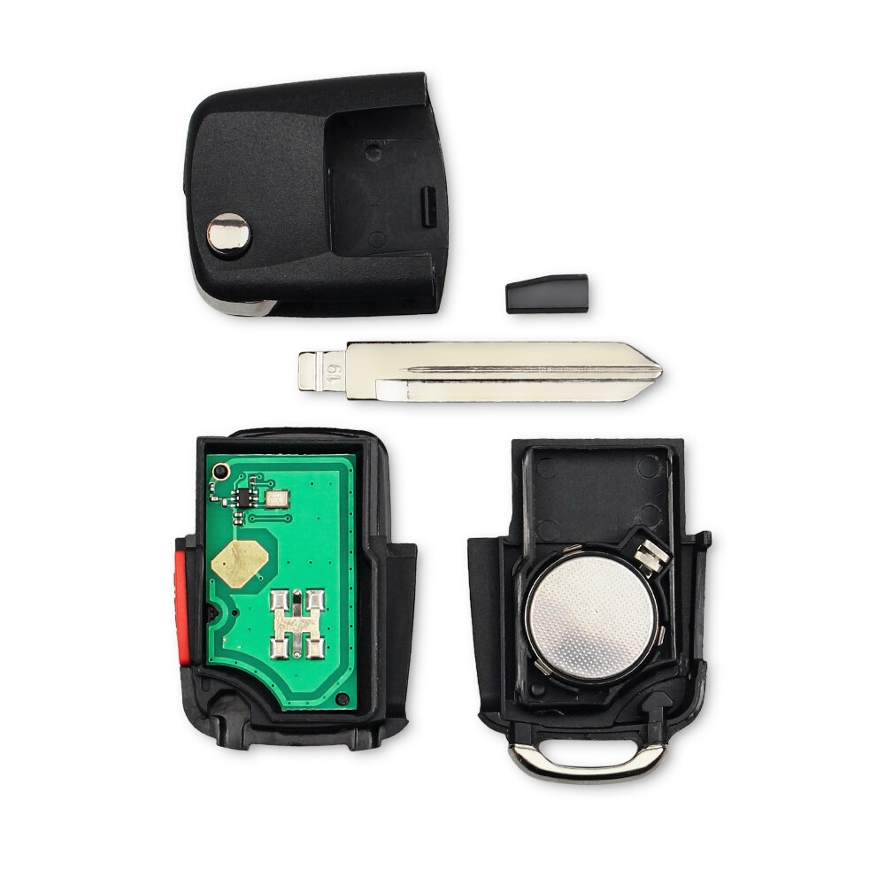 KEYYOU 4 Button For Ford 2001-2007 Expedition Focus F Modified Complete Remote Key CWTWB1U331 CWTWB1U345 ID63 Chip 315Mhz