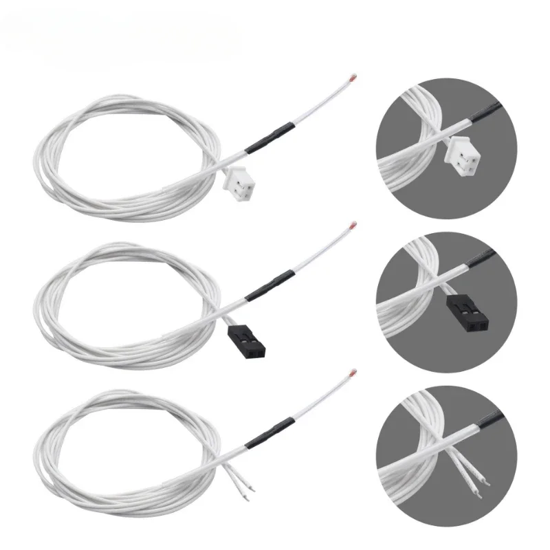 100K Ntc 3950 Thermistors Sensoren Met Kabel 3d Printers Onderdelen Temperatuur Deel Wit 1M Lijn Accessoires Met Duponterminal