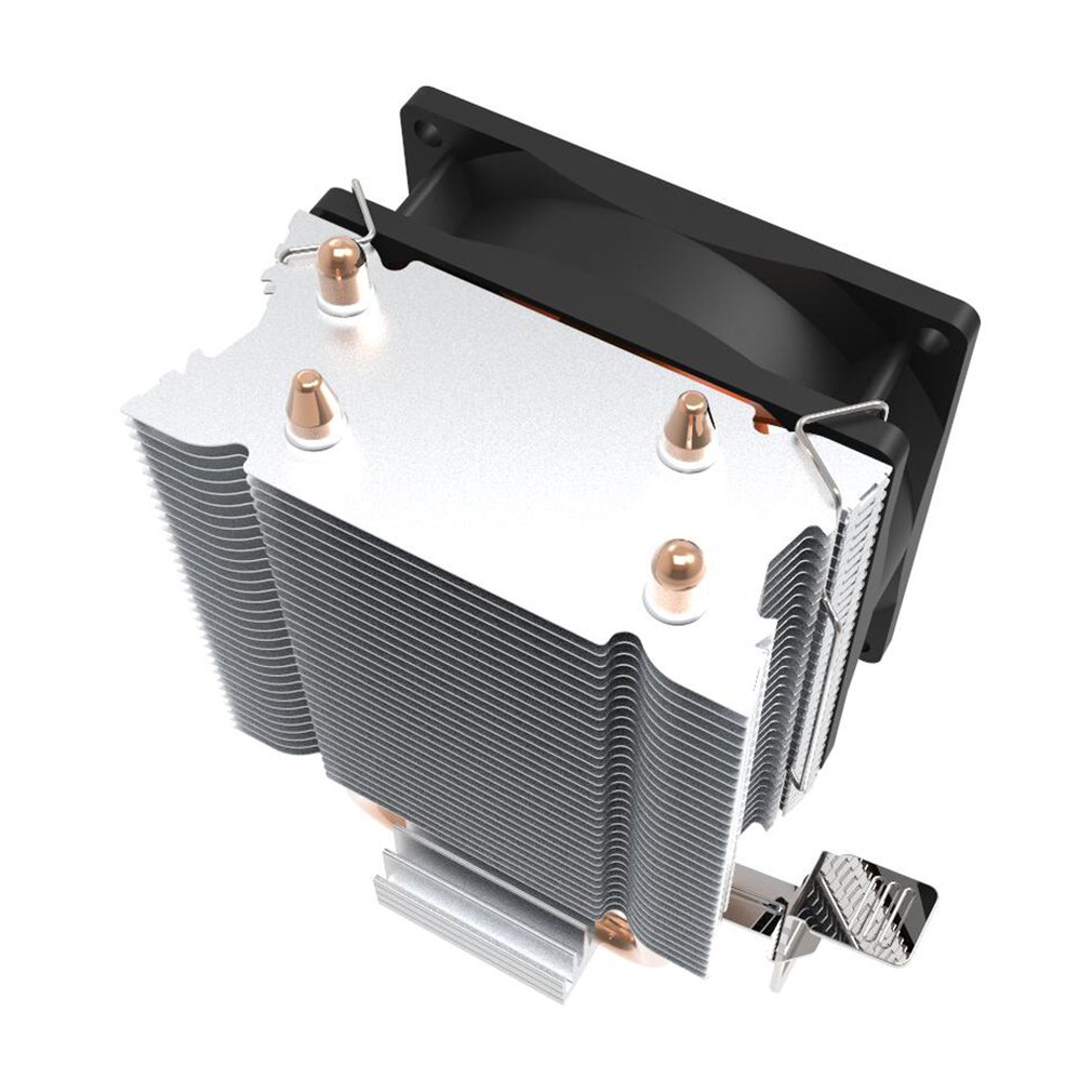 Super tyst dator pc cpu kylare kylfläns lång livslängd aluminium för intel 775/1155 amd 754/am2- pc vän