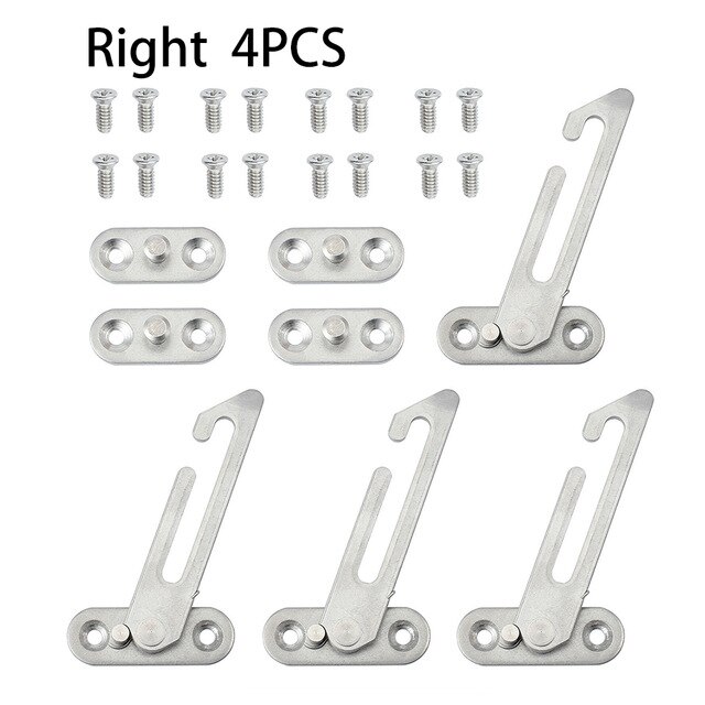 4X UPVC Window Restrictor Safety Catch Door Ventilator Child Baby Security Lock Chain Lock Window Cable Lock Restrictor: Right