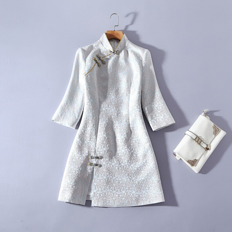 Kinesisk år modern cheongsams qipao klänning