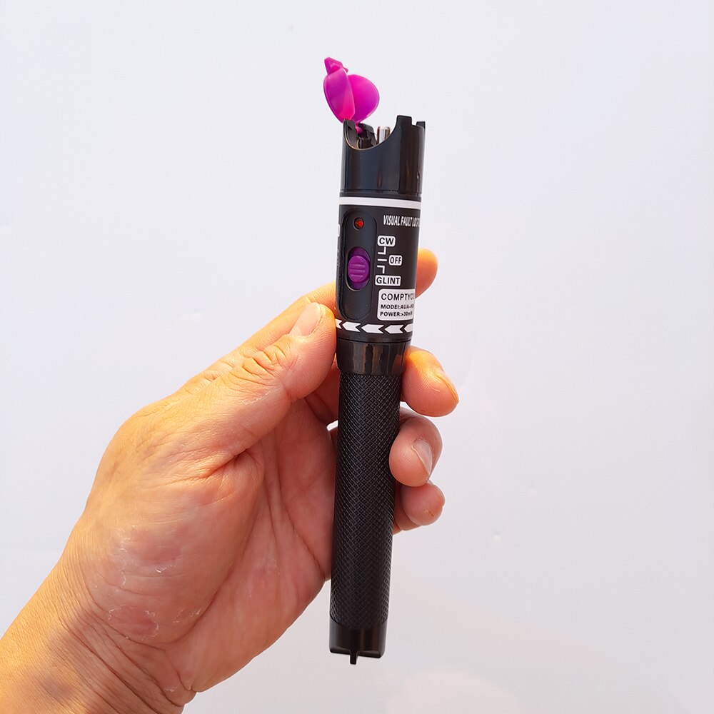 AUA7 FTTH Fiber Optic Tool Kit VFL Fiber Optical Power Meter 70～+10dbm and 1~30MW Visual Fault Locator Fiber optic test pen OPM: VFL 30mw 30KM