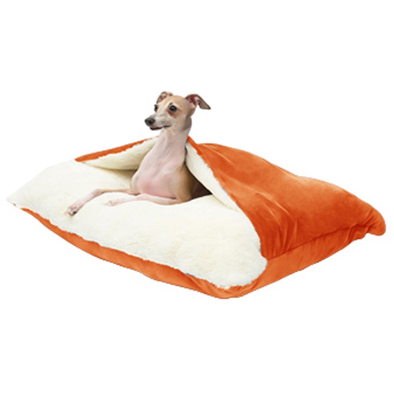 Camas y muebles Cama para mascotas para perros con cubierta extraíble Perrera grande Bolsa cálida para perros con manta Casa para perros grandes Accesorios para mascotas: L / Verde aqua