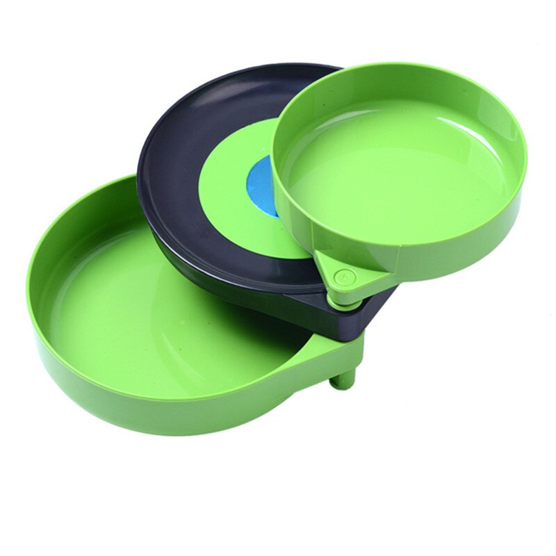 Bandeja magnética para cebo de pesca al aire libre, bandeja de plástico para cebo, plato de tres pisos, accesorios de pesca multifunción