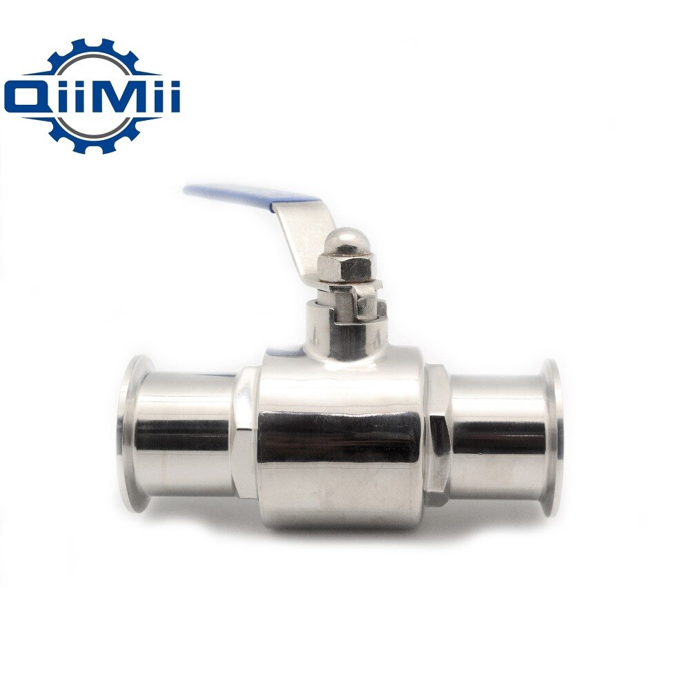 SS304 Clamp Sanitary 2 way Ball Valve Stainless Steel clamp Ball Valve TC cheap