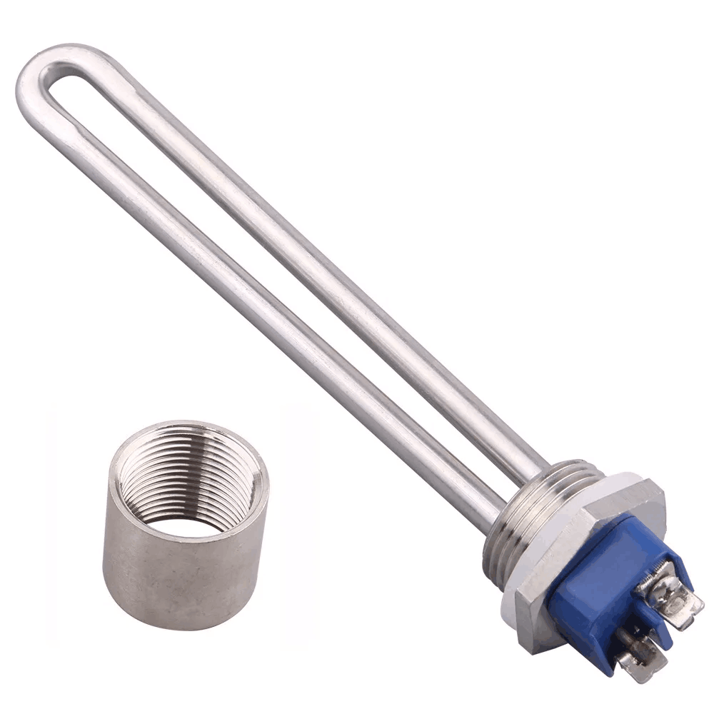 Calentador de agua, elemento calefactor de inmersión de 220V con rosca de 1 pulgada, calentador Tubular eléctrico SUS304 500W/750W/1000W/1500W: BLANCO / 6 kW