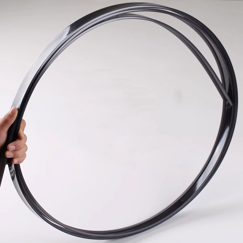 Zwarte LED aluminium profiel siliconen hoes kanaalverspreider U-vormige kast harde bar licht vervangbare lampenkapaccessoires