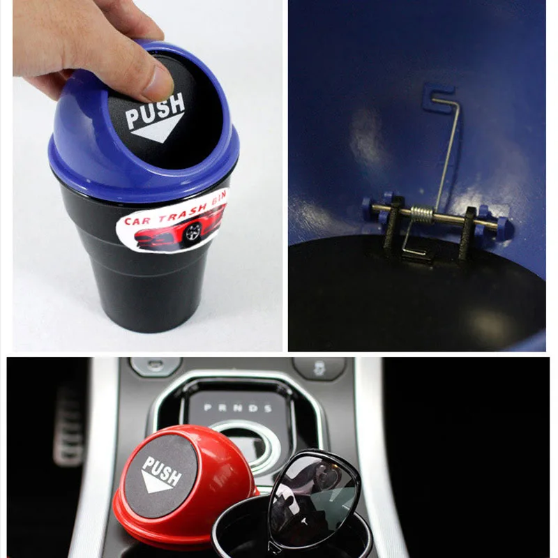Abs Auto Prullenbak Vuilnisbak Auto Prullenbak Stof Case Houder Bin Box Auto-styling Kan Vuilnisbak Stof Case houder Auto Prullenbak