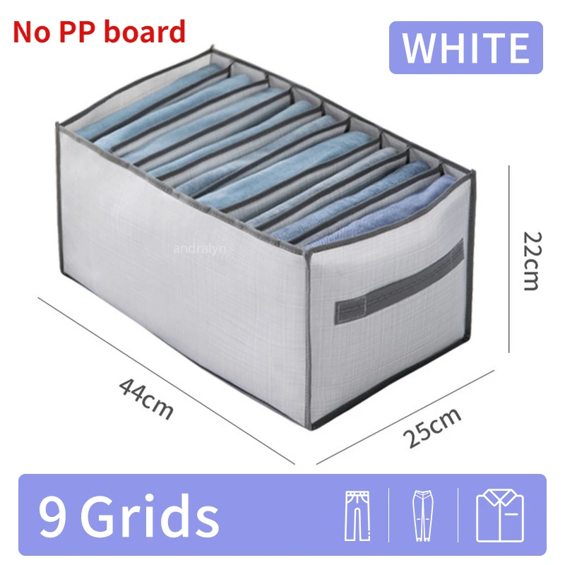 Closet Pants Organizer Cabinet Storage Organizer Box Storage Clothes Organizer For Underwear Sock Shirt Jeans Pants Organization