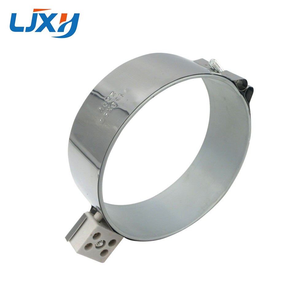 Ljxh bandvärmare 220v 550w/700w/900w/1000w/1150w innerdiameter 130mm glimmer keramiskt element rostfritt stål höjd 50mm/60mm/80mm
