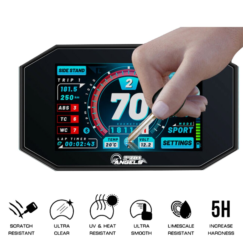 For Kawasaki Ninja ZX-10R ZX10R Motorcycle Cluster Scratch Protection Film Screen Protector
