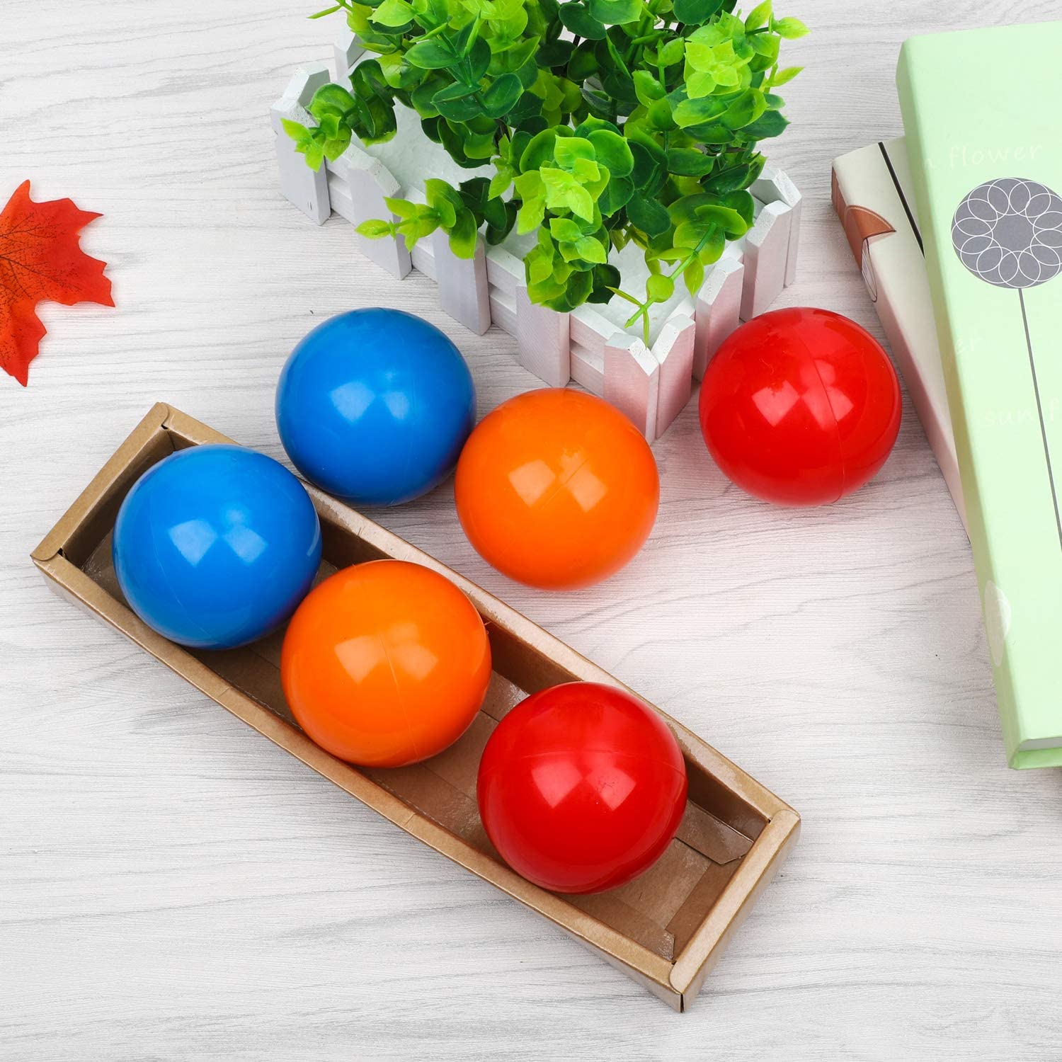 rubber bouncing ball, juggling ball, hand ball 75mm 3 PCS/SET , Available in 4 Sizes and 3 Colours