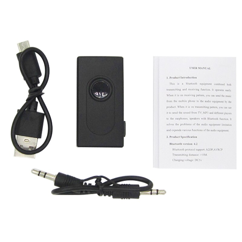 Draadloze usb bluetooth-adapter voor computer bluetooth-dongle usb bluetooth 4.2 pc- adapter 2 in: 1 bluetooth-ontvanger/zender