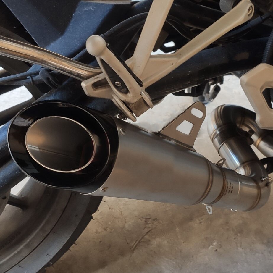 Midden Link Pijp Uitlaat Motorfiets Rvs Uitlaat Voor Benelli 502C 502X TRK502 Trk 502 Pit Bike