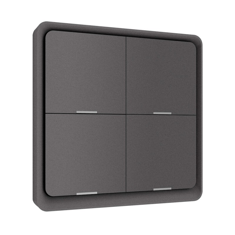 Tuya ZigBee 4-Gang Smart Wireless Scene Switch Sticker Push Button Controller Wall Light Switch Smart Life APP Remote Control