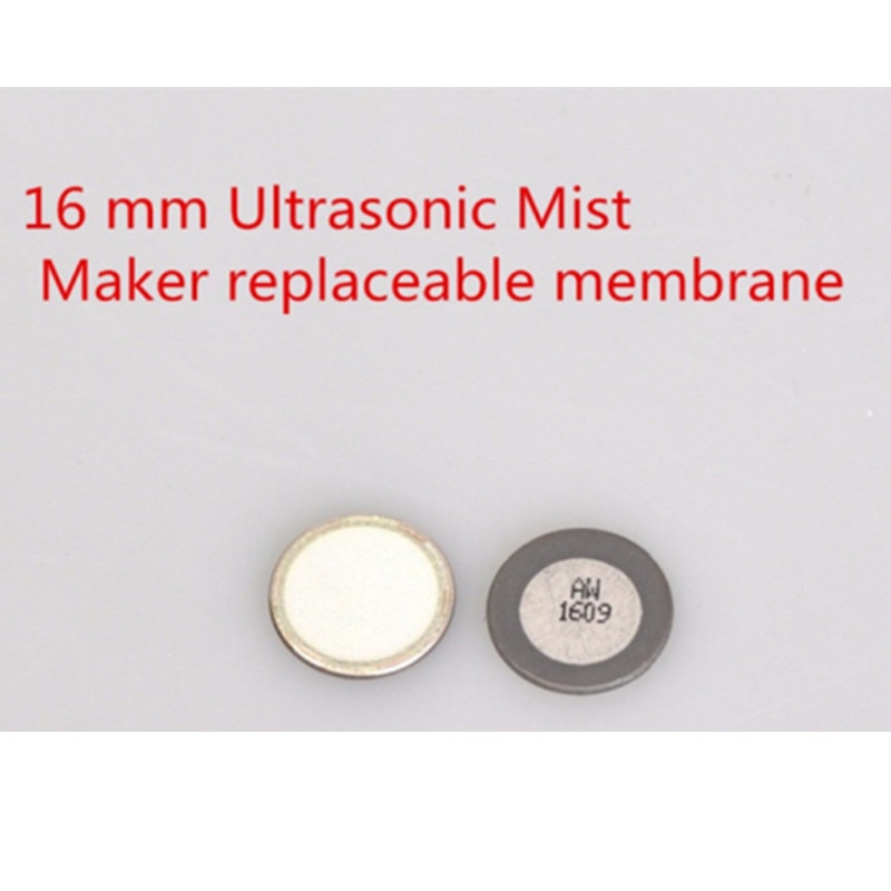 16 mm udskiftelig membran med ultralydsmåger og nøgleskive forstøverhoved til luftfugter