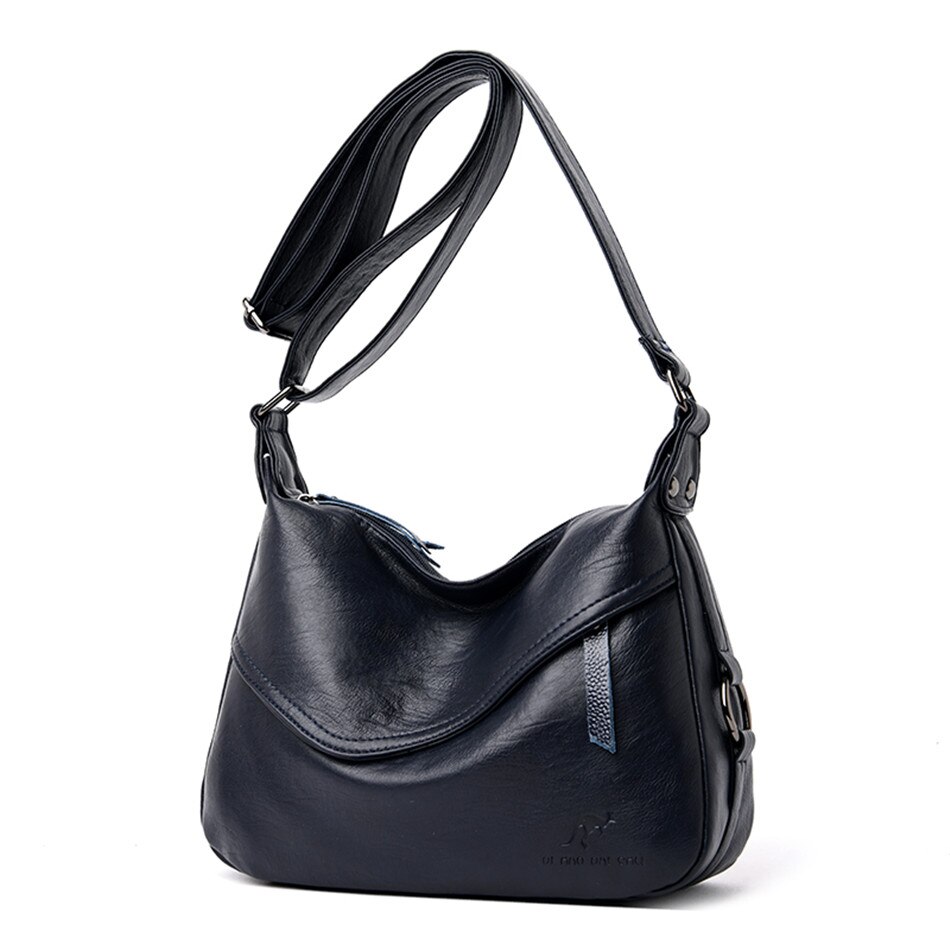 Bolso bandolera de lujo para mujer, bolsos de para mujer, bandolera pequeña para mujer, bandolera de cuero, bolsos de mano para mujer: Elegant Blue