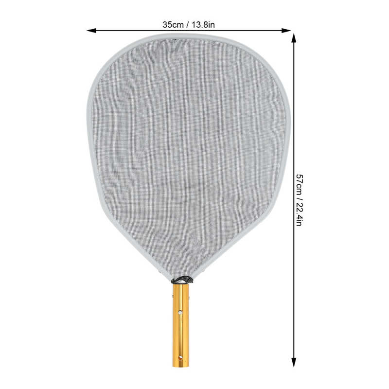Leaf Skimmer Net Multipurpose Pool Skimmer Net Swimming Pool Cleaner Net for Swimming Pools for Large Fish Tanks for Fountains