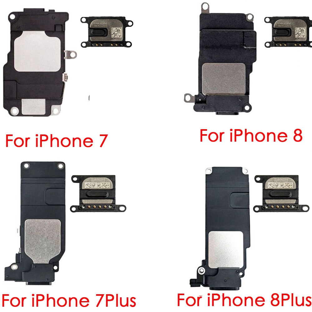 Top EarSpeaker Kopfhörer und Bottom Ringer Klingelton Lautsprecher Buzzer Sound für iPhone 6 6Plus 6s 6sPlus 7 7Plus 8 8Plus