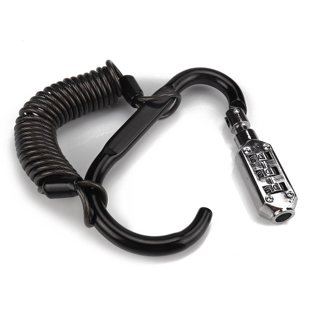 Motorcycle Helmet Lock Cable Combination Locking C... – Grandado, image size:1001x1001