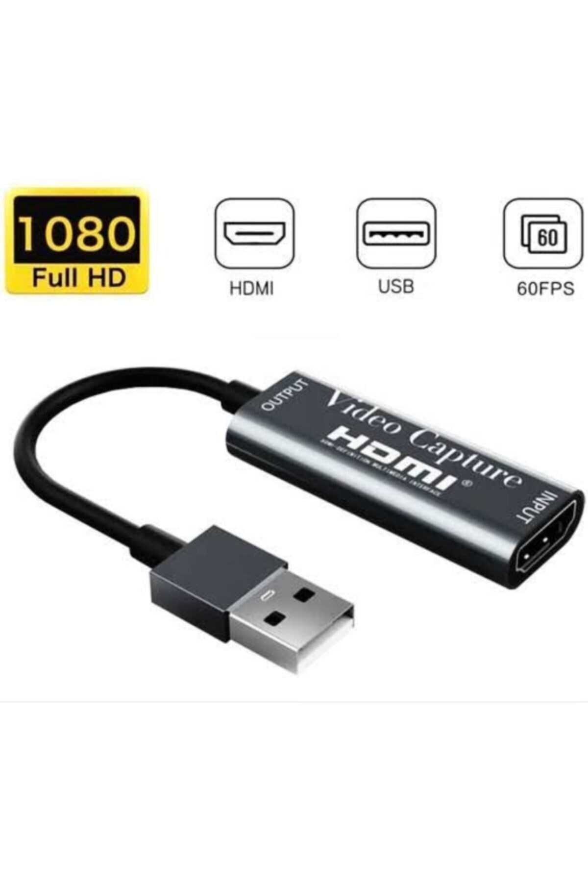Scheda Di Acquisizione Video USB 2.0 RCA/S-Video – Converti VHS, VCR, Hi8, Mini DV In Digitale 720P Per PC E Mac, Con OBS