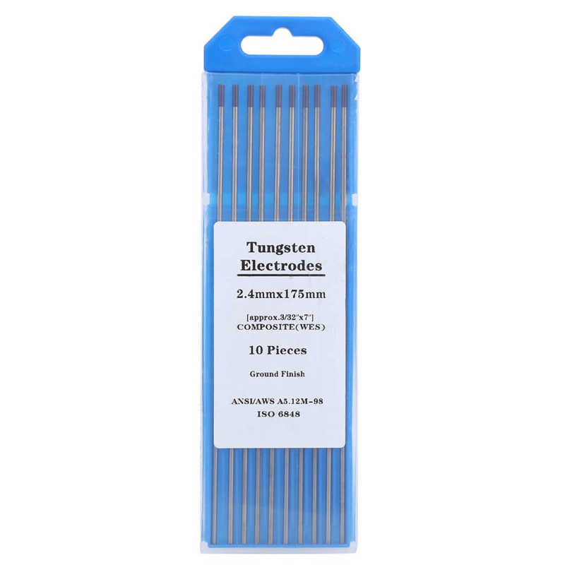 Welding Tungsten 2.4mm WES Rod Welding Tungsten Zirconium Electrode Arc Needle Equipment Purple