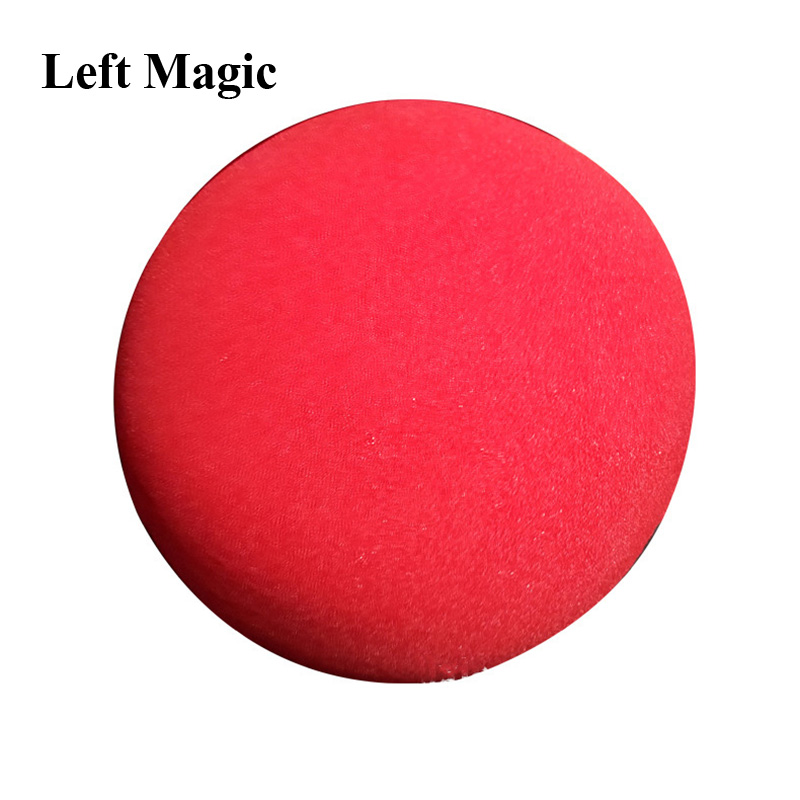 Balle éponge magique rouge pour tours de magie en close-up, douce, grande élasticité, diamètre 20cm