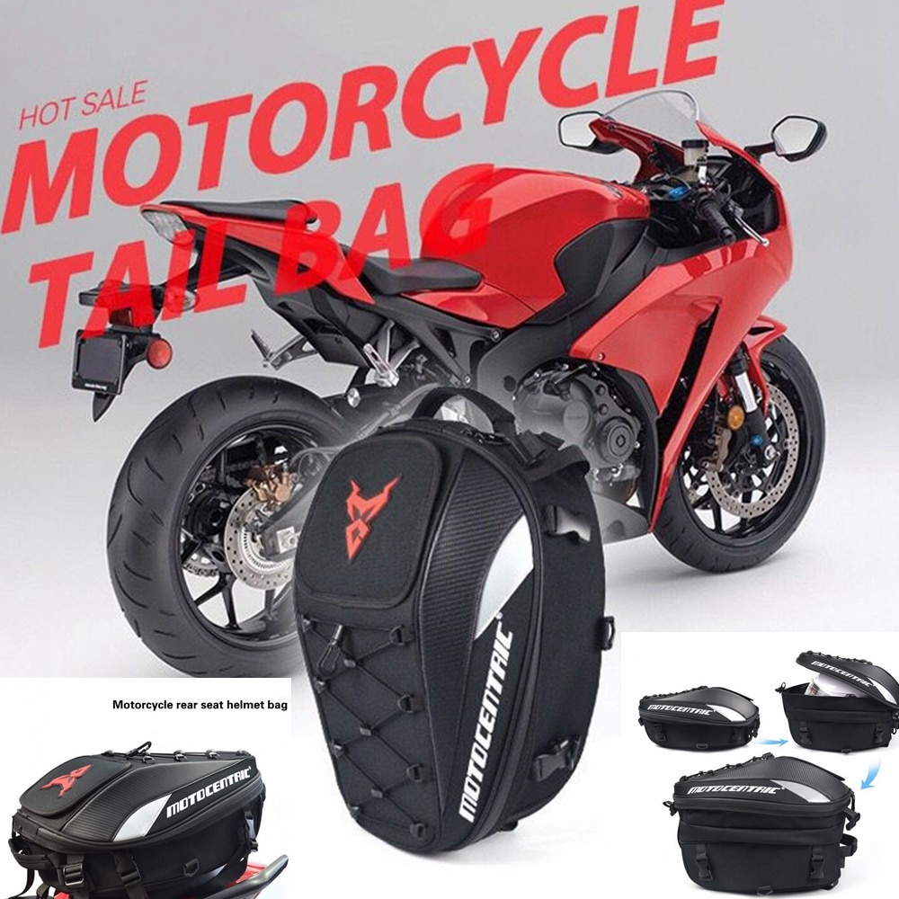Bolsa trasera para motocicleta, mochila multifuncional duradera para asiento trasero de motocicleta, de alta capacidad, nueva
