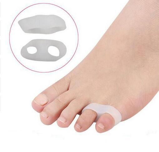 Corrector de silicona para dedos de los pies, Protector de juanetes para dedo pulgar, Valgus, previene productos y herramientas para el cuidado de los pies, 2 uds.: Verde claro