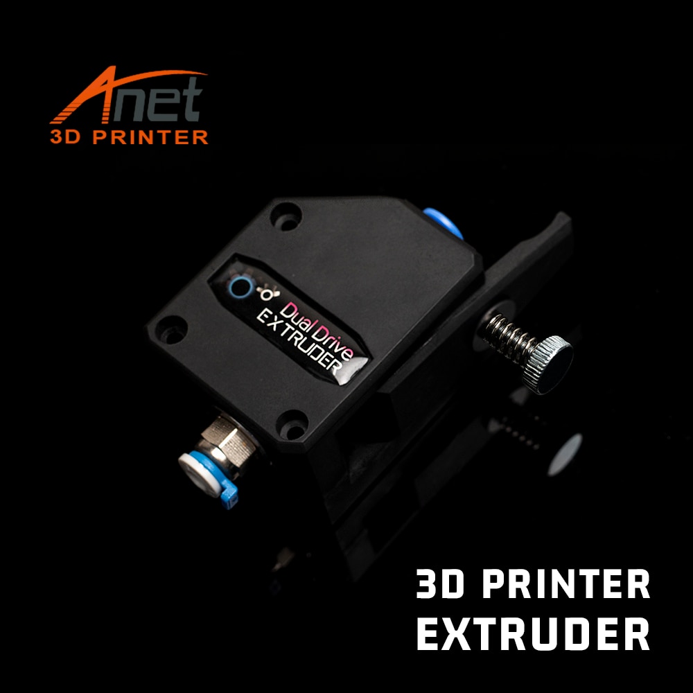 Anet Bowden Direct Extruder Dual-Drive PLA Filaments feeding for Anet A8 Creality CR10 Bondtech BMG Cloned 3D Printers Parts Kit