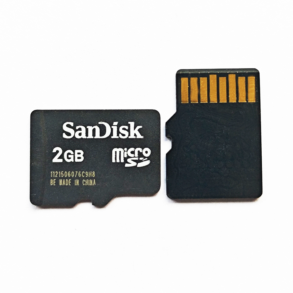 SanDisk Memory cards 2GB TF Card Children's Camera Memory Card storage card Compatible with TF Card to SD Card Adapter