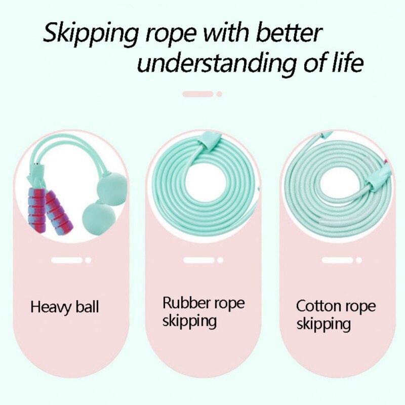 Portable Jump Rope Speed Weightlosing Jump Ropes Workout Training Jump Rope Cordless Gym Weight Loss Fitness Equipment