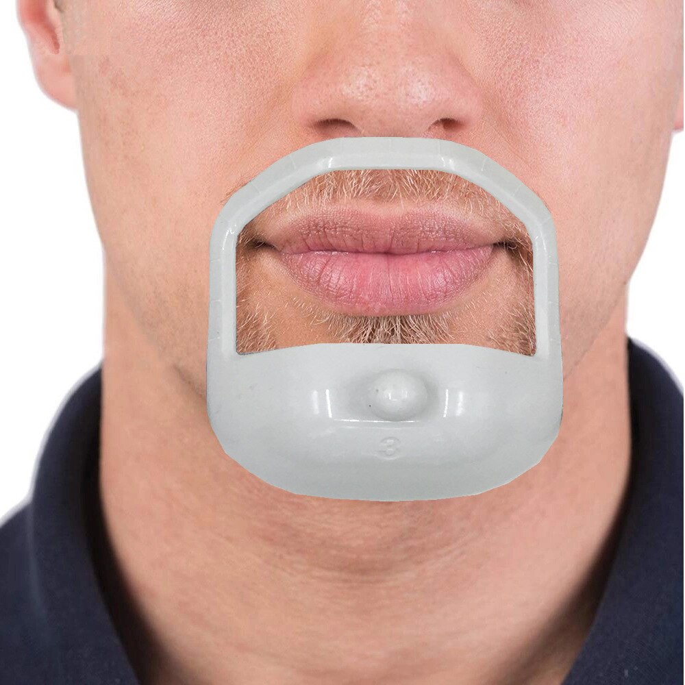 Number seven goatee styling template goatee beard shaper