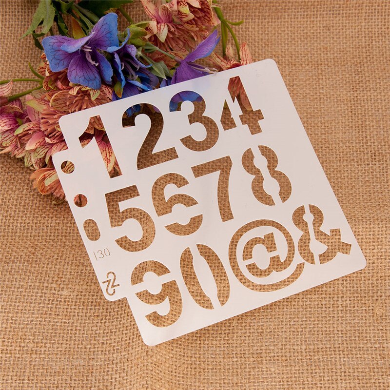 Many Styles Beautiful Stencils for DIY Scrapbooking Plastic Handmade Template Photo Album Cake Tools Diary Decor: S130