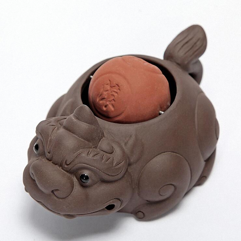 PINNY dzielni żołnierze fioletowy gliny herbaty zwierzęta domowe są chińskie akcesoria robić herbaty Kung Fu smak herbaty zestaw HandmadeTea ceremonii dekoracje