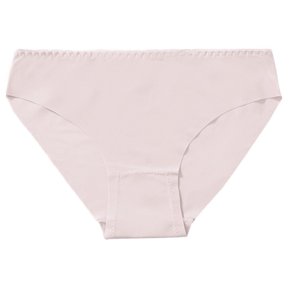 Solide Eis Seide Unterwäsche Frauen Höschen Weiche Glatte Atmungsaktiv Grund Unterhose Dessous Vertrauten Unterhose: Rosa / asiatisch Größe M